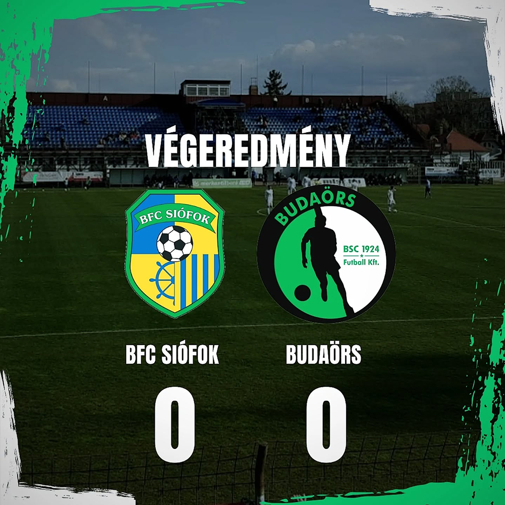 Nem született gól Siófokon